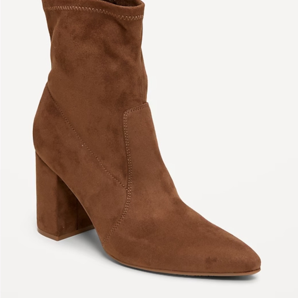Old Navy Chestnut Heeled Boots